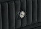 Ravenne 4-piece Velvet Upholstered Queen LED Bedroom Set Black