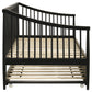 Delgado Windsor Twin Wood Daybed with Trundle Black
