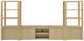 Laurelton 78-inch 4-door TV Stand Media Console Light Oak