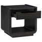 Leandro 3-piece Wood Coffee and End Table Set Burnished Black