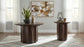 Cayenne Solid Mango Wood Cocktail Coffee Table Walnut