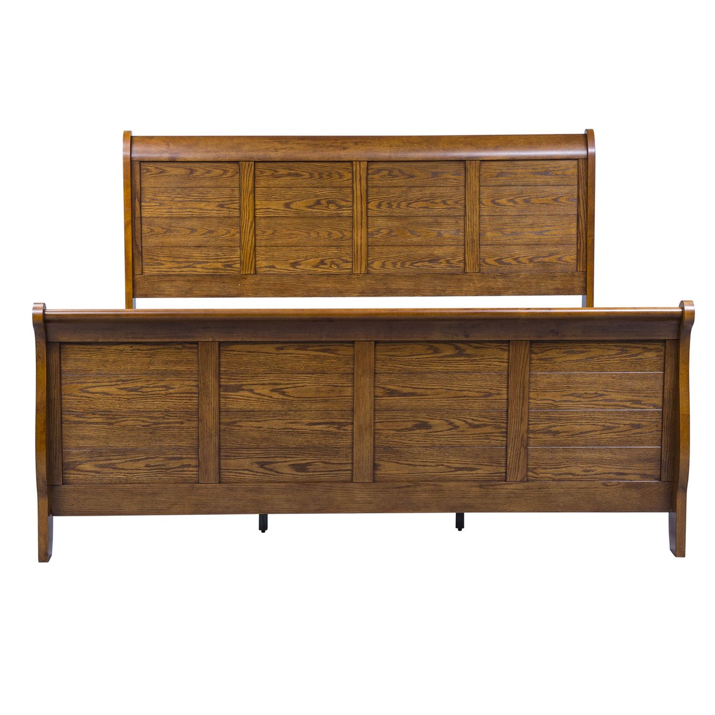King Sleigh Bed, Dresser & Mirror, Chest