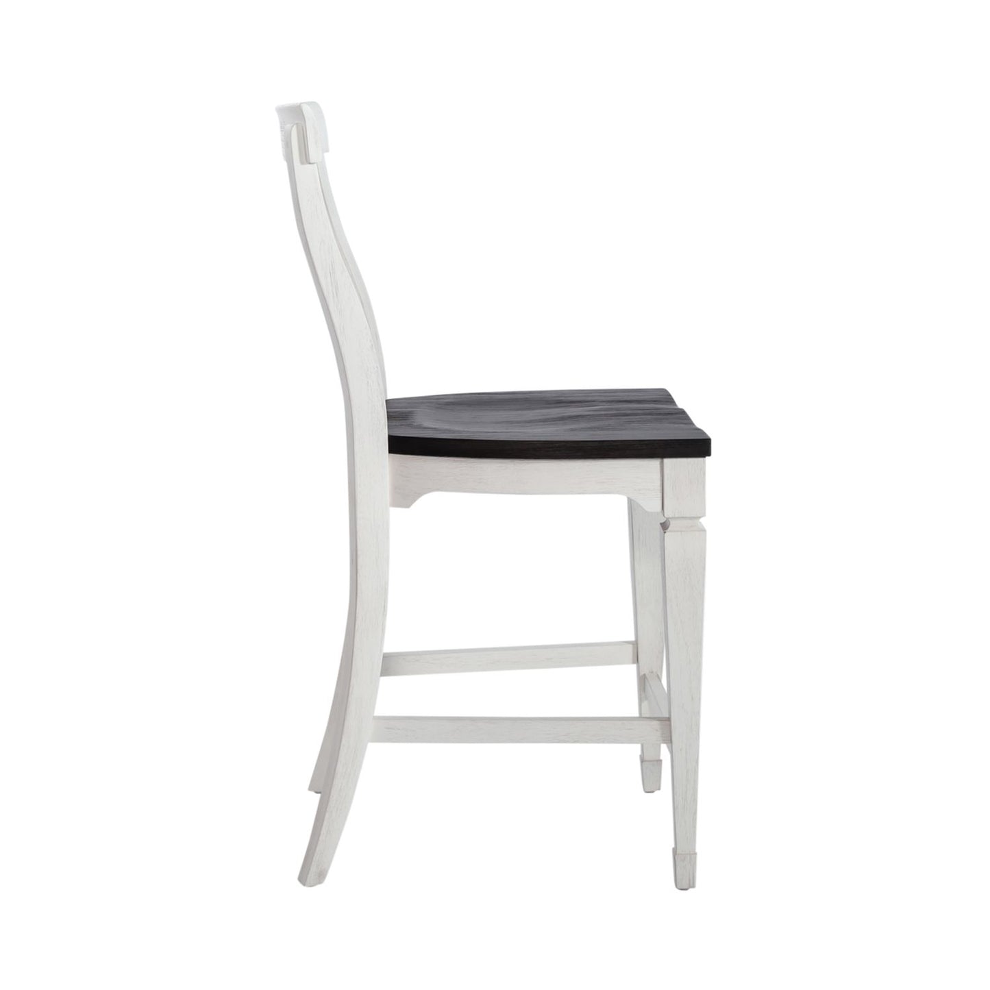 Counter Height Slat Back Chair