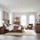 King Panel Bed, Dresser & Mirror, Chest, Night Stand