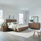 Queen Panel Bed, Dresser & Mirror, Night Stand