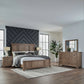 King California Panel Bed, Dresser & Mirror, Night Stand