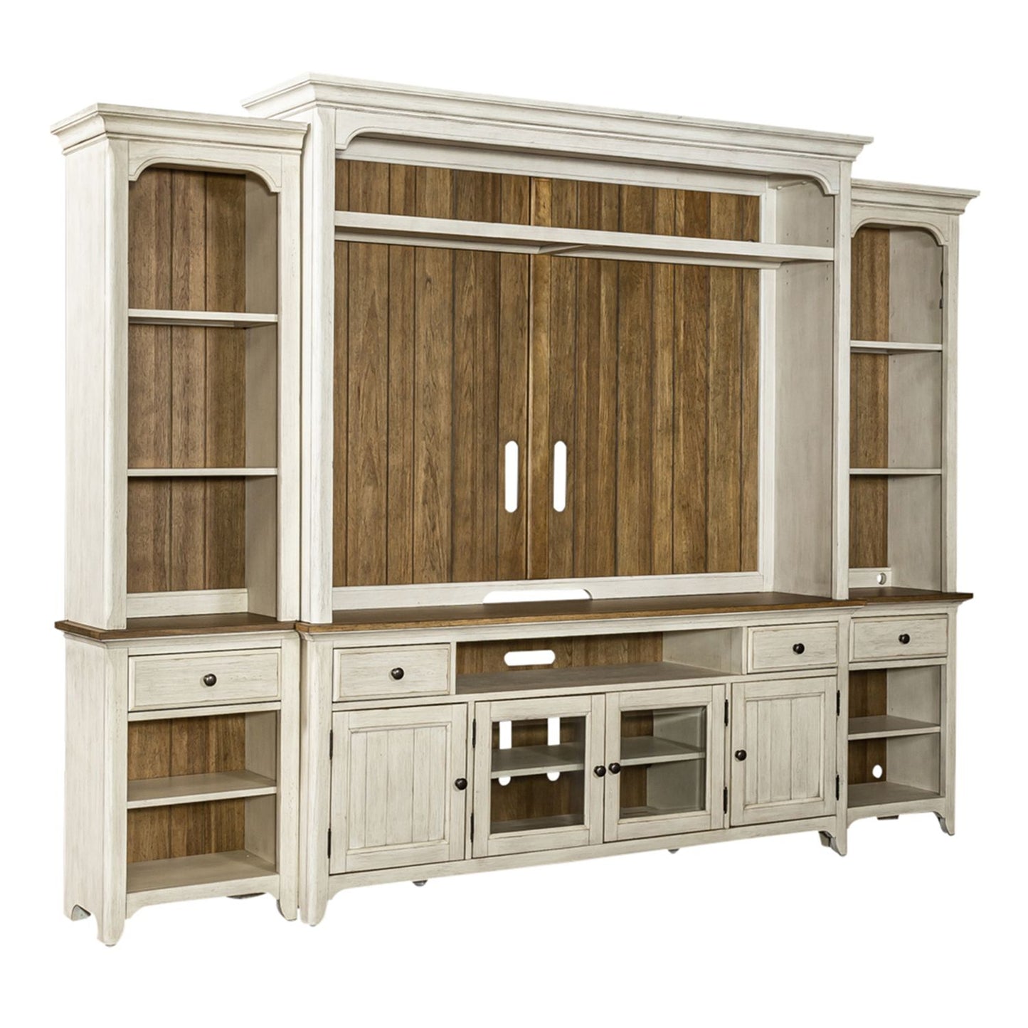 Entertainment Center with Piers