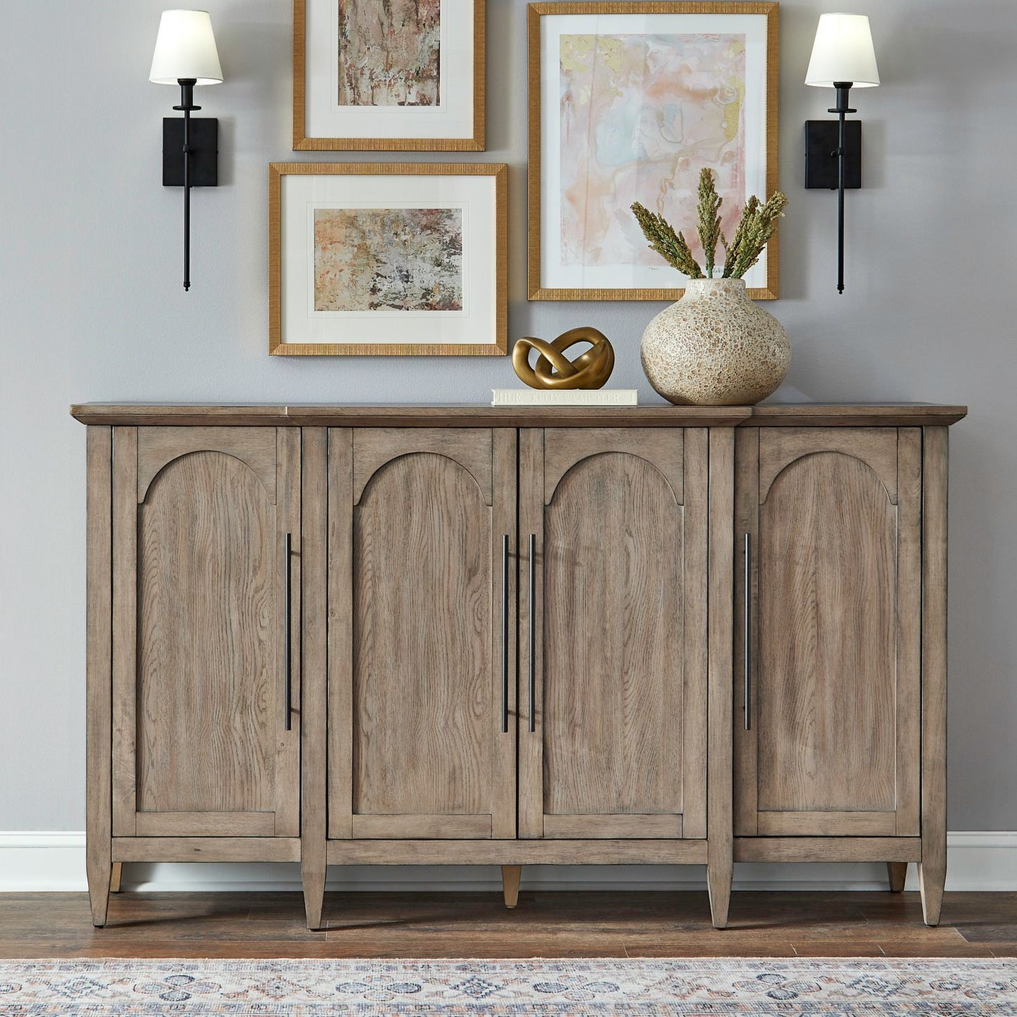 4 Door Accent Cabinet