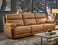 Gatlin Leather Dual-Power 3-Piece Reclining Sofa