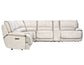 Olsen 6-Piece Sectional, Dual-Power Zero-Gravity Reclining, Dove