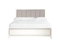 Cassie Illuminating Queen Bed, Shimmering Pearl Finish