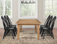 Sommerset 5-Piece 64-96″ Windsor Dining Set