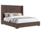 Pearson King Bed, Chocolate Velvet