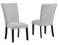 Artemis Side Chair, Gray Chenille