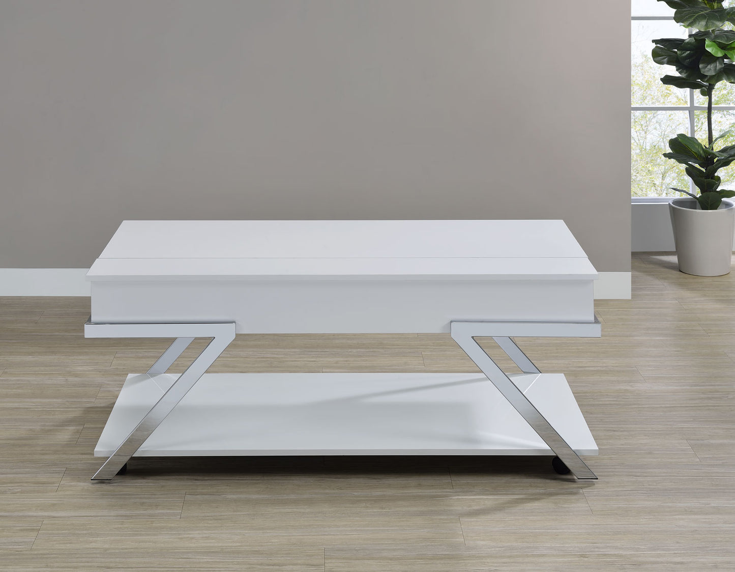 Zena

Lift-Top Cocktail Table, Castered
End Table
TV Stand