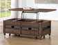 Oliver

Cocktail Table, Castered
End Table
Chairside End Table
Sofa Table