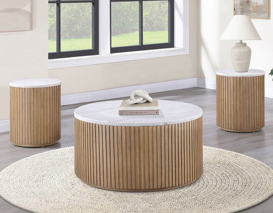 Colvin Marble, Toffee

Cocktail Table, Castered
End Table