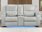 Luna Home Cinema Power Reclining, Ice

82″ Sofa
71″ Console Loveseat
Recliner