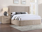 Henry Reeded Bedroom, Tan Finish