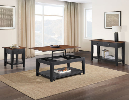 Joplin

Lift-Top Cocktail Table, Castered
End Table
Sofa Table