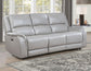 Alexandria Leather Power Reclining, Stone

91″ Sofa
80″ Console Loveseat
Recliner