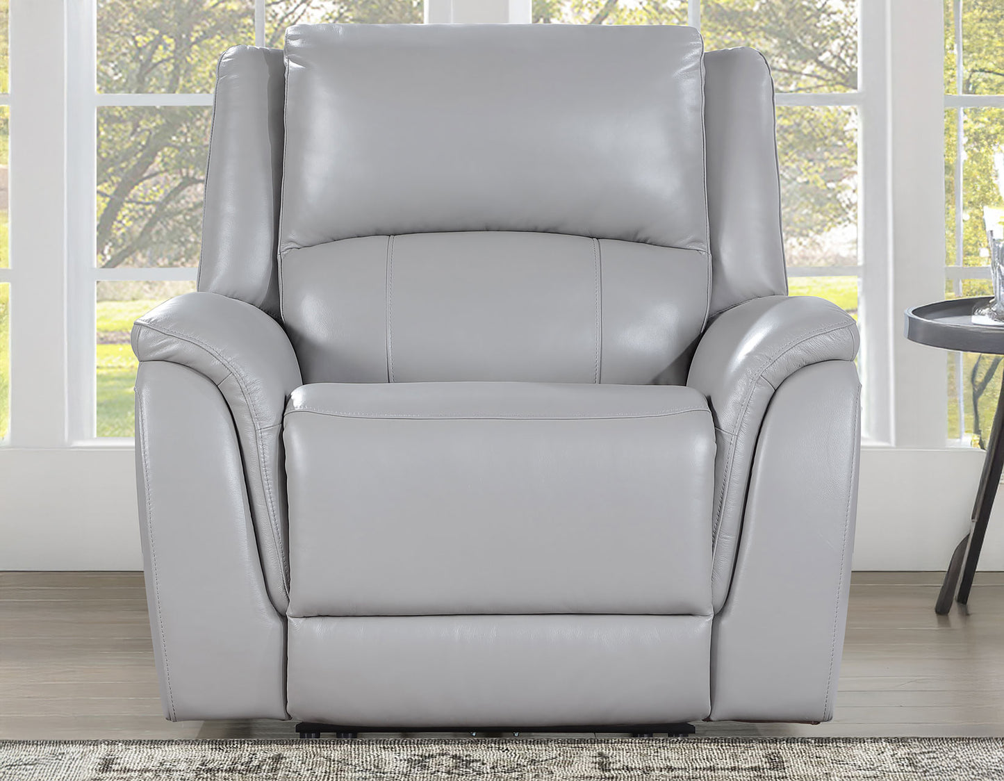Alexandria Leather Power Reclining, Stone

91″ Sofa
80″ Console Loveseat
Recliner