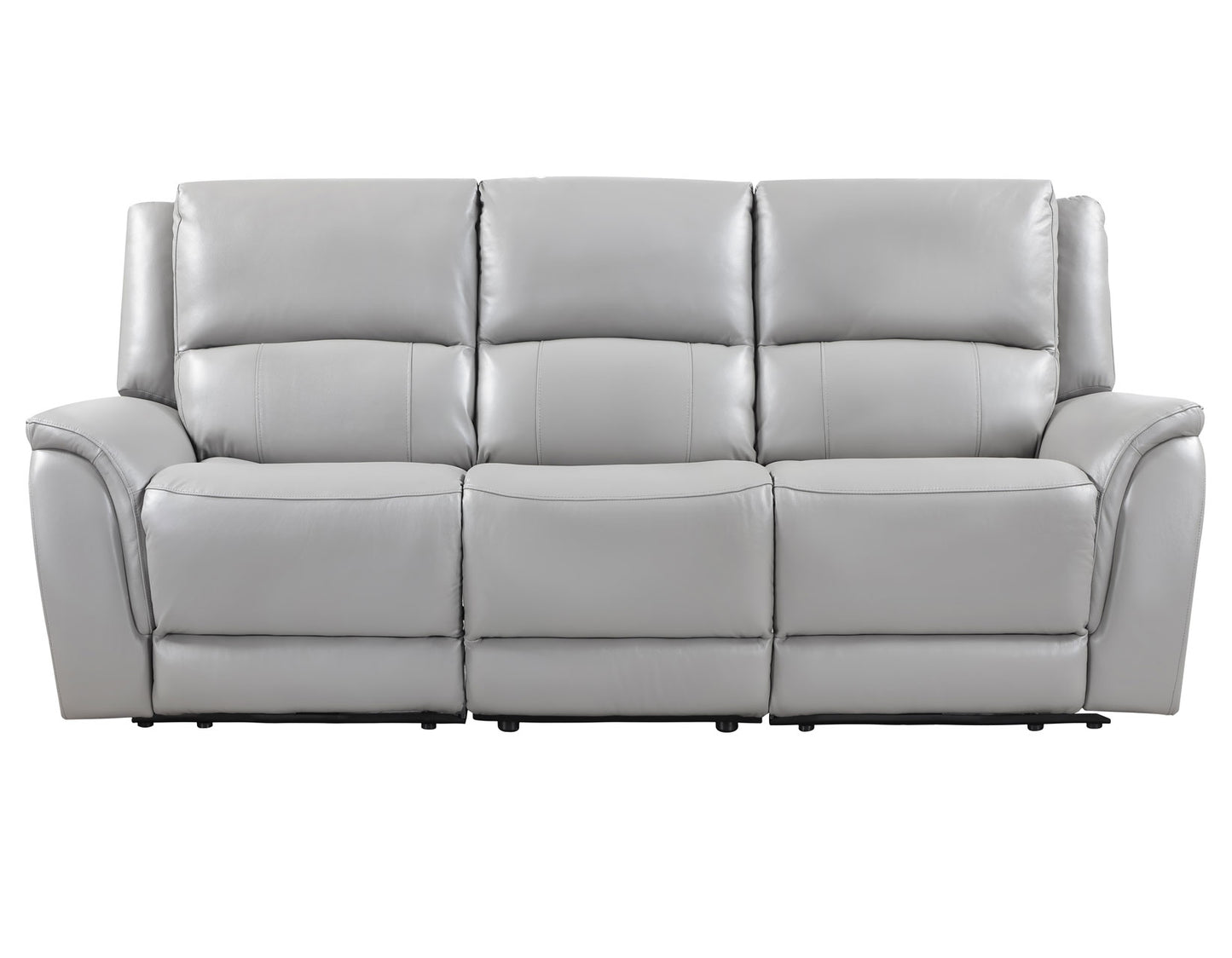 Alexandria Leather Power Reclining, Stone

91″ Sofa
80″ Console Loveseat
Recliner