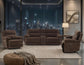 Gatlin Dual-Power Reclining, Brown Fabric

114″ Sofa
95″ Console Loveseat
Recliner