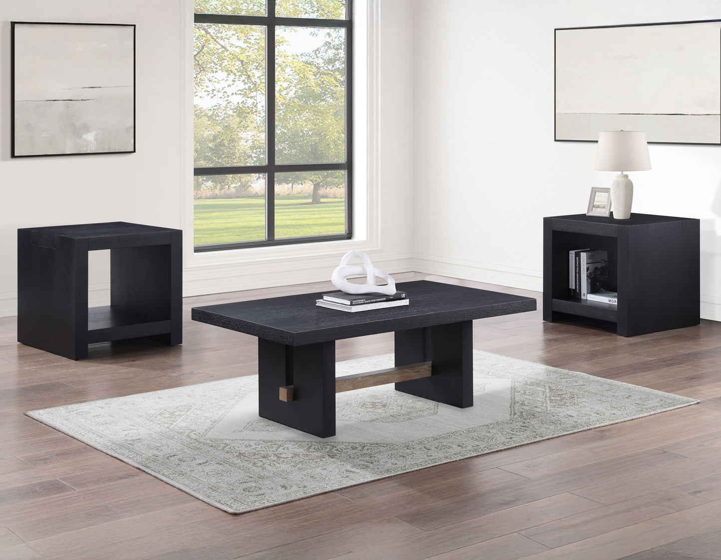 Aubrey, Black

Cocktail Table
End Table