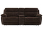 Gatlin Fabric Dual-Power 3-Piece Reclining Loveseat