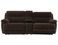 Gatlin Fabric Dual-Power 3-Piece Reclining Loveseat
