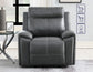Gaston Manual Reclining

87″ Sofa, Drop-Down Console
65″ Loveseat
Recliner, Glider