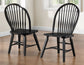 Sommerset Solid Wood Black Modern Windsor Chair