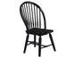 Sommerset Solid Wood Black Modern Windsor Chair