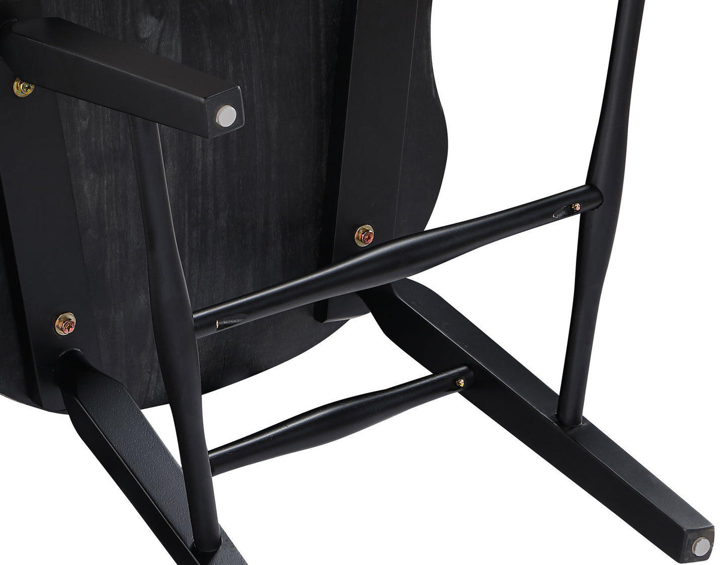 Sommerset Solid Wood Black Modern Windsor Chair