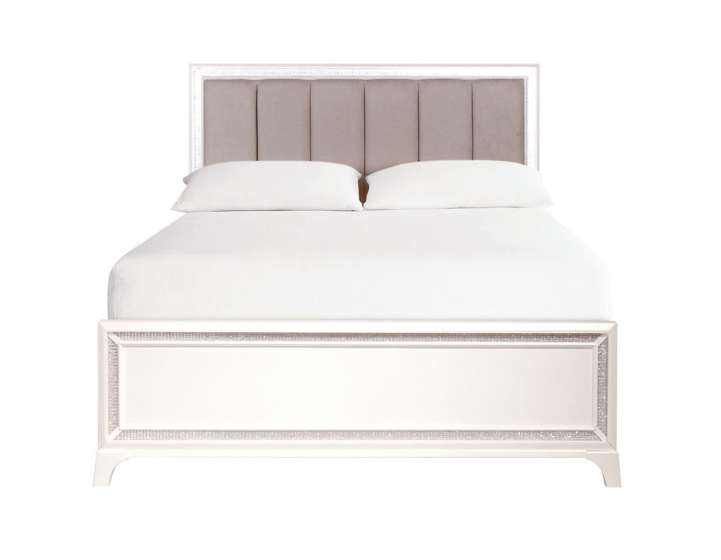 Cassie Illuminating Glam King Bedroom