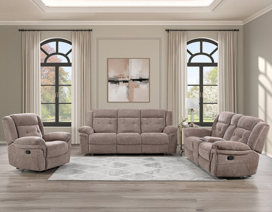 Sydney Manual Reclining

91″ Sofa
91″ Console Loveseat
Recliner