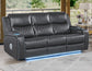 Luna Home Cinema Power Reclining, Charcoal

82″ Sofa
71″ Loveseat Console
Recliner