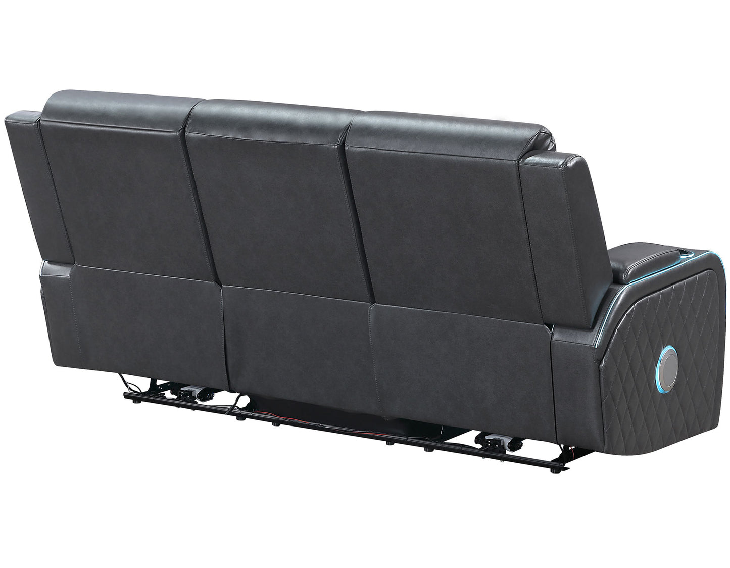 Luna Home Cinema Power Reclining, Charcoal

82″ Sofa
71″ Loveseat Console
Recliner