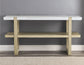 Perth, Sofa Table, White Marble Top