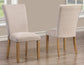 Artemis Side Chair, Beige Chenille