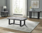 Artemis Cocktail Table, Gray Marble Top