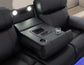Zenith Power Home Theater Sofa with Built-In Speakers, Lighting and Vibration.