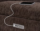 Gatlin Brown Fabric Dual-Power Recliner