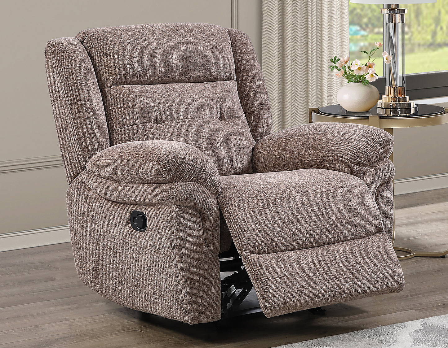 Sydney Glider Recliner, Manual, Brown