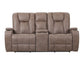 Marlow Console Loveseat, Manual Reclining, Sand