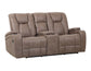 Marlow Console Loveseat, Manual Reclining, Sand