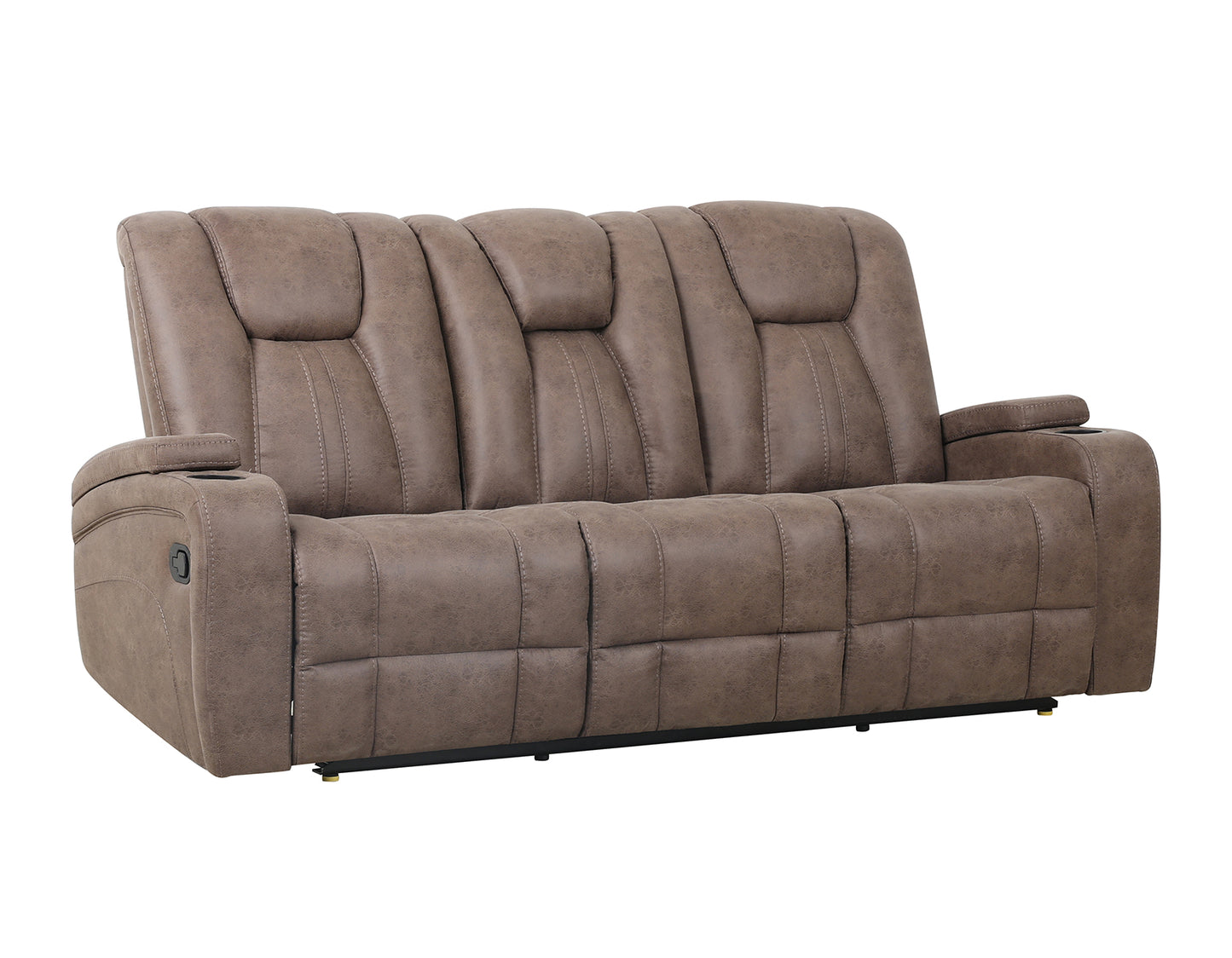 Marlow Sofa, Manual Reclining, Sand