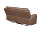 Barron Console Loveseat, Manual Reclining, Brown