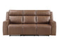 Barron Sofa, Manual Reclining, Brown